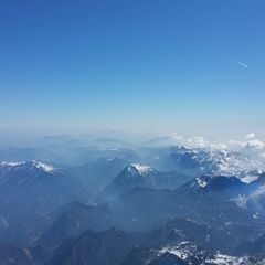 Flugwegposition um 08:56:17: Aufgenommen in der Nähe von Landl, Österreich in 3643 Meter